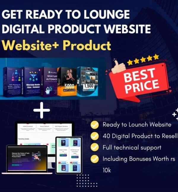 Readymade Digital Products Website