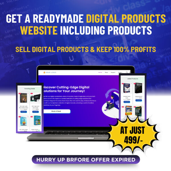 Readymade Digital Products Website